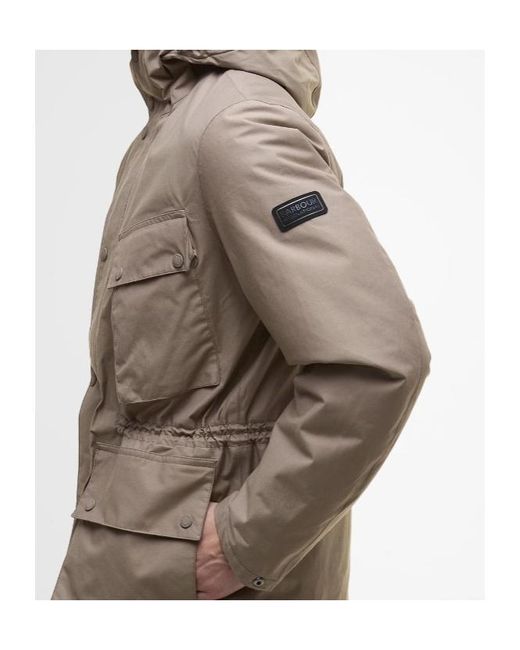 Barbour Brown Endley Waterproof Jacket for men
