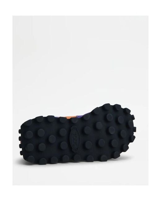 Tod's Blue Lace-Up Sneakers