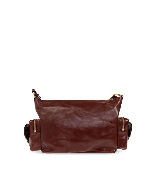 Chloé Brown Medium Camera Handbag