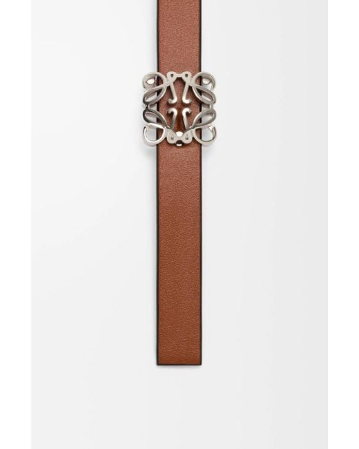 Loewe White Double-Sided Anagram Bombe Belt
