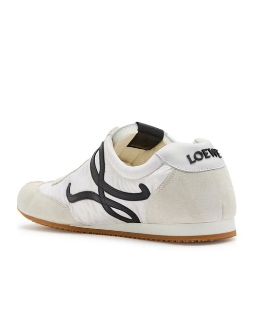Loewe White Ballet Runner 2.0 Patchwork Sneakers for men