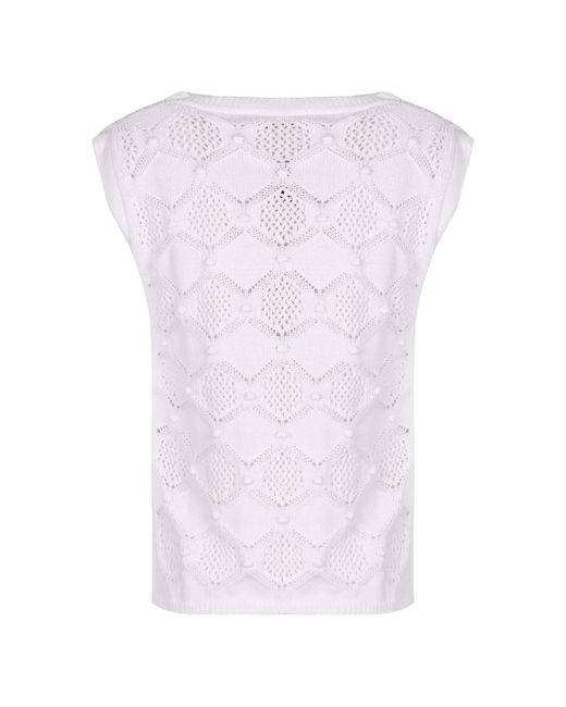 Max Mara White Sweater