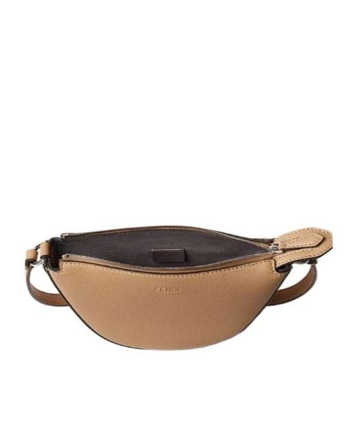 Fendi Natural Mini Melon Cross Body Bag for men