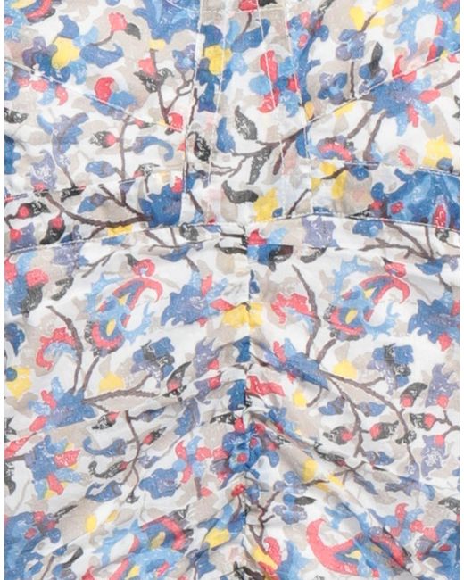Isabel Marant Blue Floral Crop Top