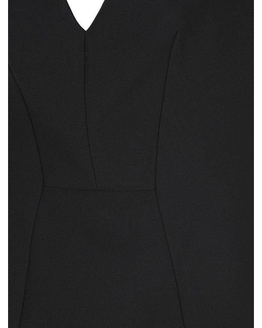 Givenchy Black V-Neck Mini Dress