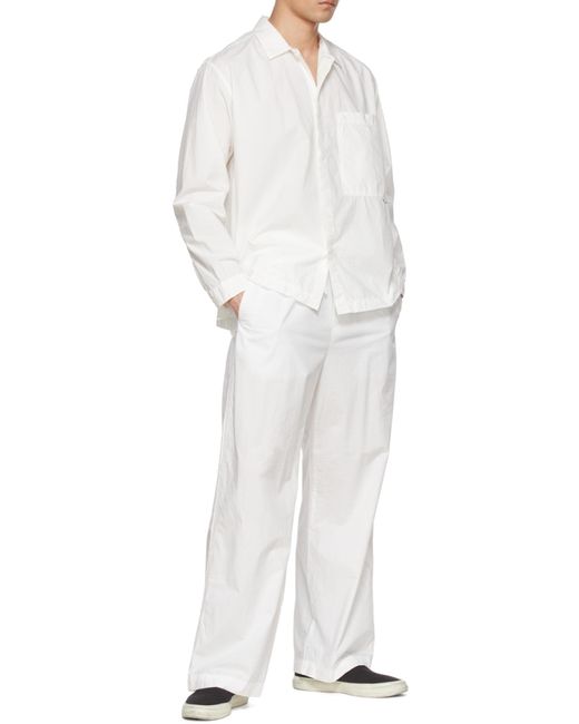 Sunnei White Long Sleeve Shirt for men