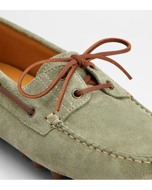 Tod's Gray Round-Toe Loafers for men