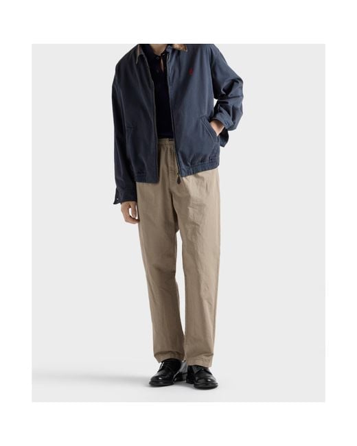 Prada Natural Linen-Blend Pants for men