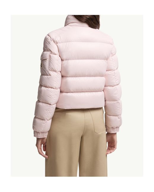 Moncler Pink Petra Short Down Jacket