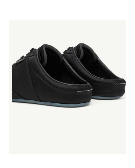 MM6 by Maison Margiela Black Lace-Up Sneakers