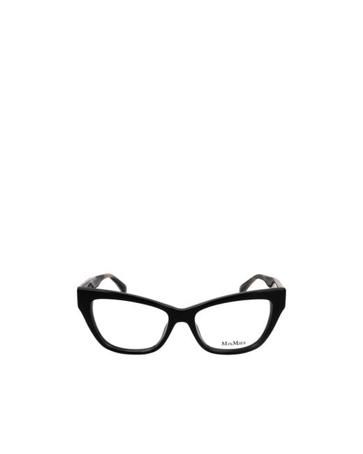 Max Mara White Cat-Eye Frame Glasses