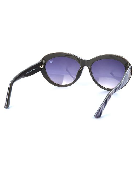 Swarovski Blue Logo Sunglasses