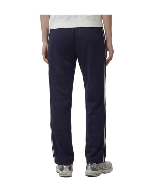 Sporty & Rich Blue Straight-Leg Casual Trousers