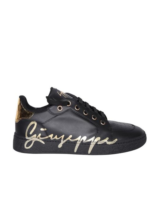 Giuseppe Zanotti Black Sneakers "Gz94" for men