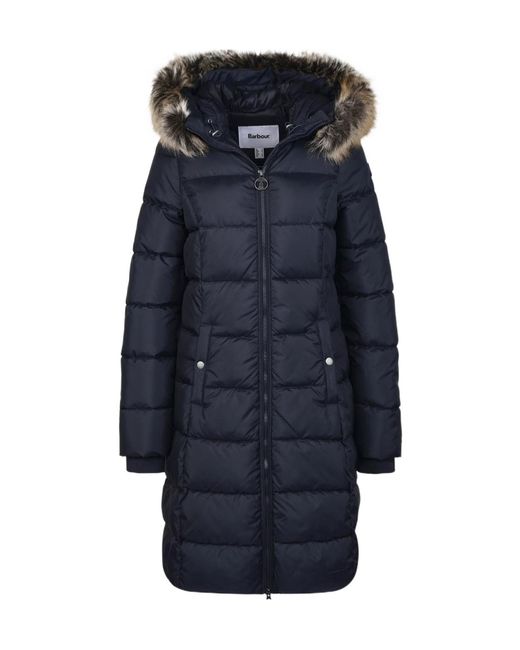 Barbour Blue Rosoman Quilted Jacket