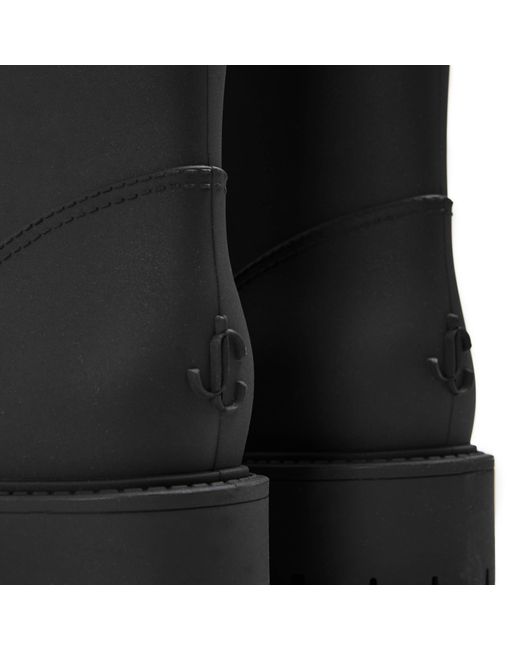 Jimmy Choo Black Buckle Detail Ankle Boots