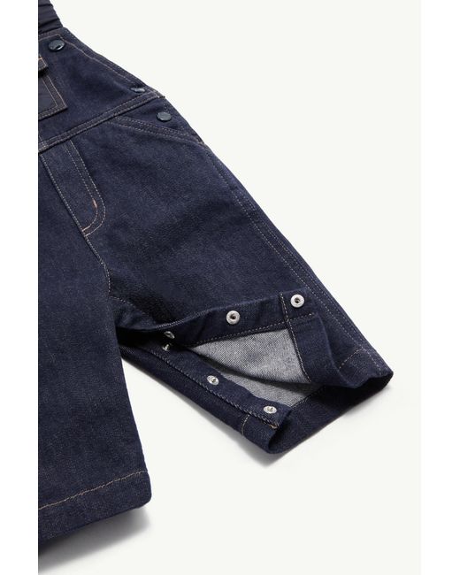 Moncler Blue Denim Overalls