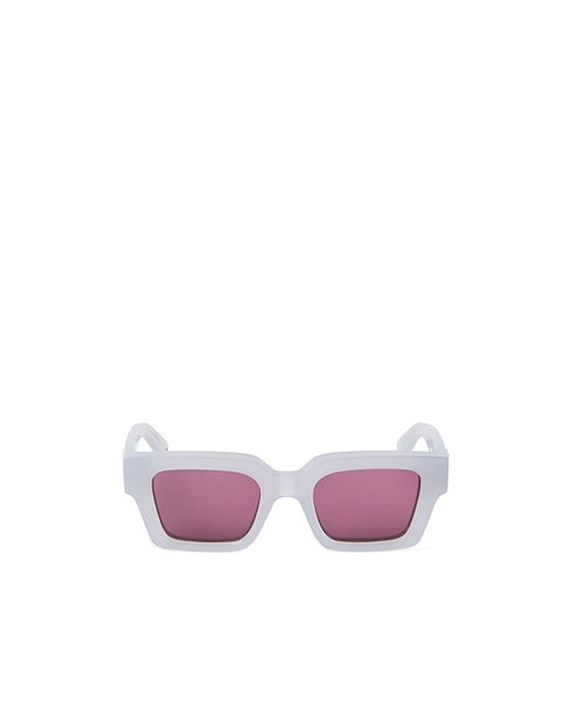 Off-White c/o Virgil Abloh Purple Square Frame Sunglasses for men