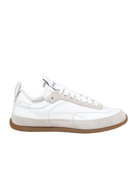McQueen White Ec1 Lace-Up Sneakers