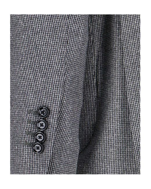 Lardini Gray Single-Breasted Blazer for men