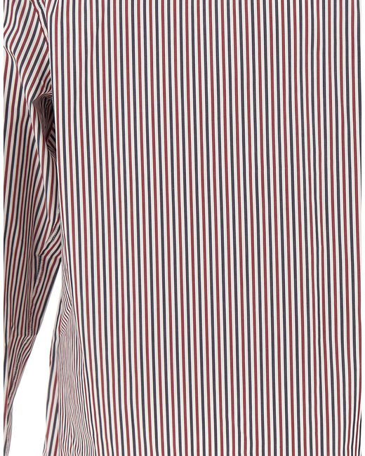 Paul & Shark Purple Striped Button-Down Shirt for men