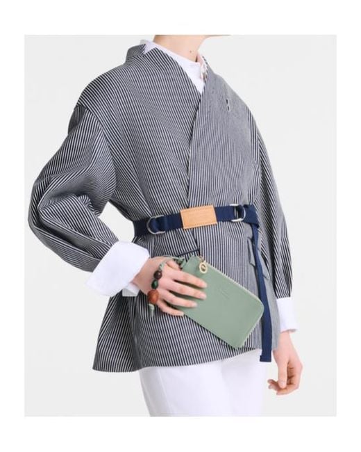 Longchamp Green Le Pliage Xtra Clutch Bag