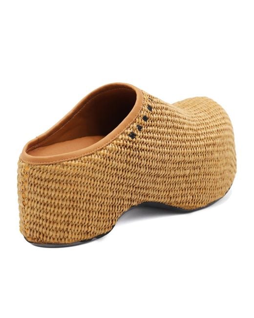 Marni Brown Platform Flip Flops