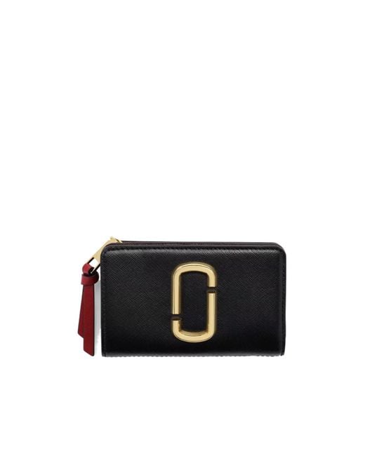 Marc Jacobs Black Snapshot Compact Wallet