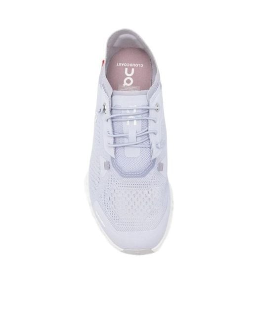 On Shoes White Round-Toe Sneakers