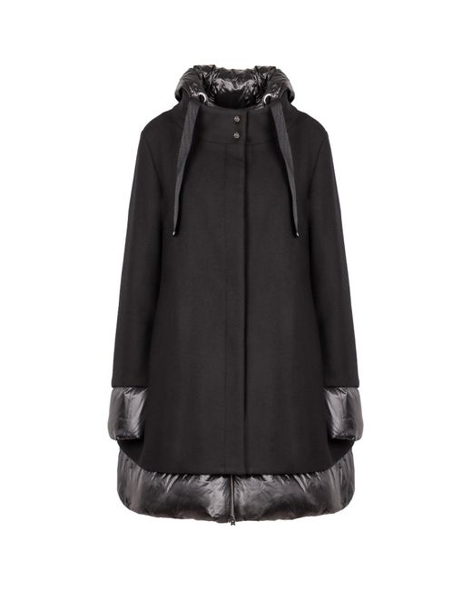 Herno Black A-Shape Jacket