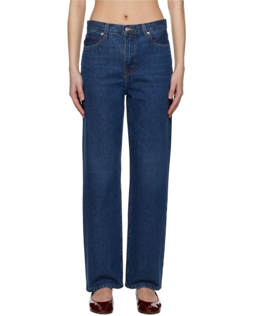 FRAME Blue Le Jane Ankle Jeans