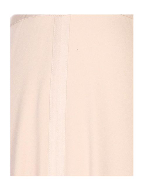 Agnona Natural Zippered Skirt