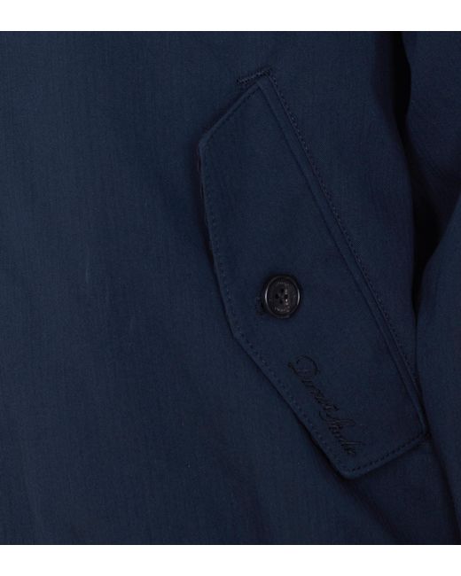 DUNST Blue Zip-Up Stand Collar Jacket for men
