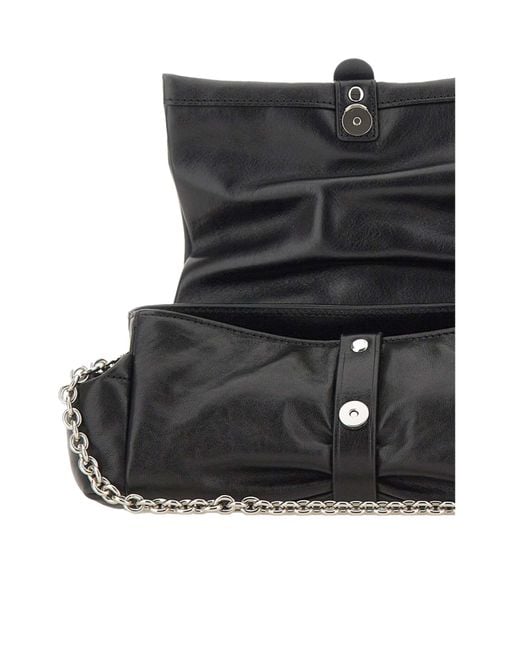 Vivienne Westwood Black Hazel Treasure Shoulder Bag