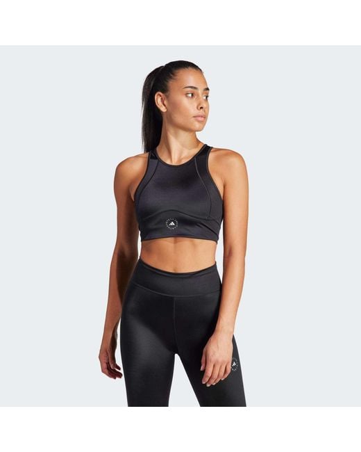 Adidas By Stella McCartney Black Truepurpose Training Crop Top