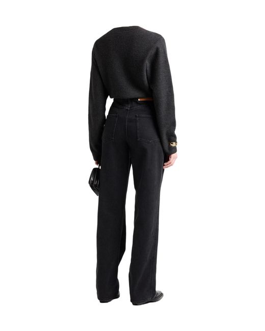 Burberry Black Loose-Fitting Jeans