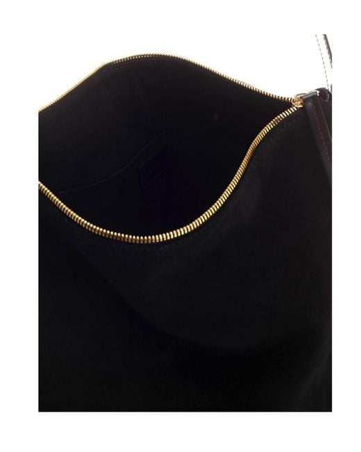 A.P.C. Black Vera Zipped Shoulder Bag