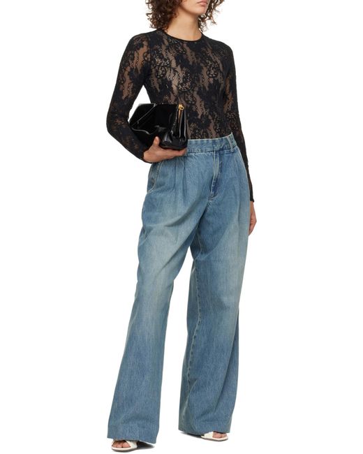 Zimmermann Blue Illustration Denim Jeans