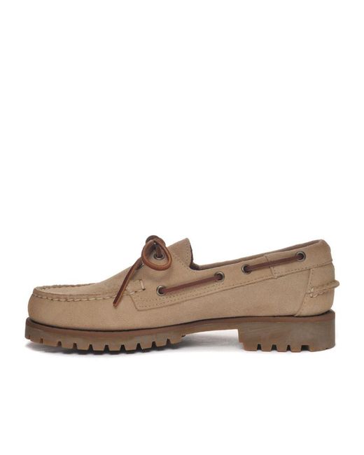 Sebago Brown Ranger Suede Flat Shoes