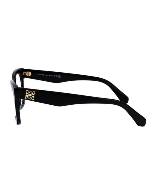 Loewe White Rectangle Frame Glasses