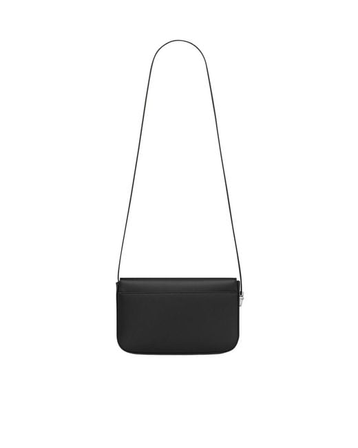 Saint Laurent White Foldover Top Small Crossbody Bag for men