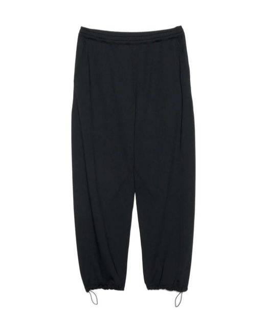 Nanamica Black French Terry Cloth Sweatpants for men