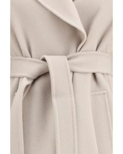 Max Mara White 'S Elisa Belted Coat