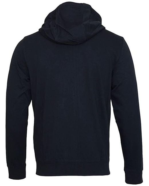 EA7 Blue Hooded Casual Jacket for men