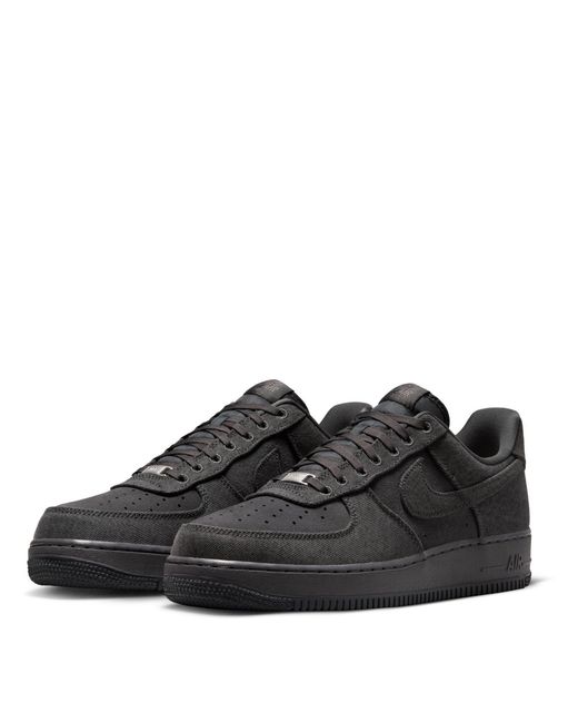 Nike Black Solid Color Sneakers for men