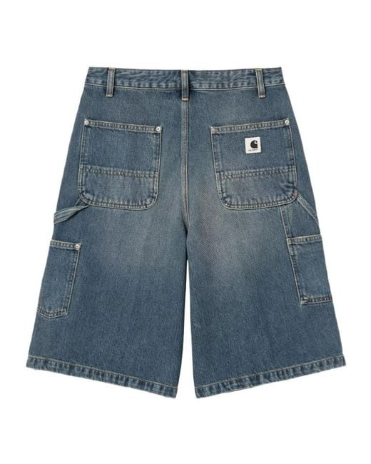 Carhartt Blue W' Nixon Double Knee Short