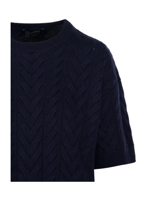 Max Mara Blue Dominus Crewneck Jumper