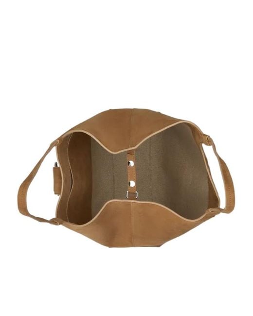 Roger Vivier Natural Belle Vivier Medium Shopping Bag