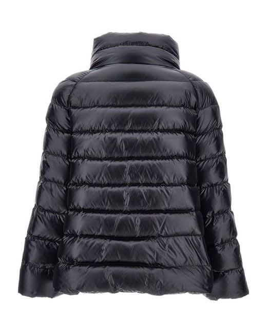 Fay Black Quilted Puffer Jacket
