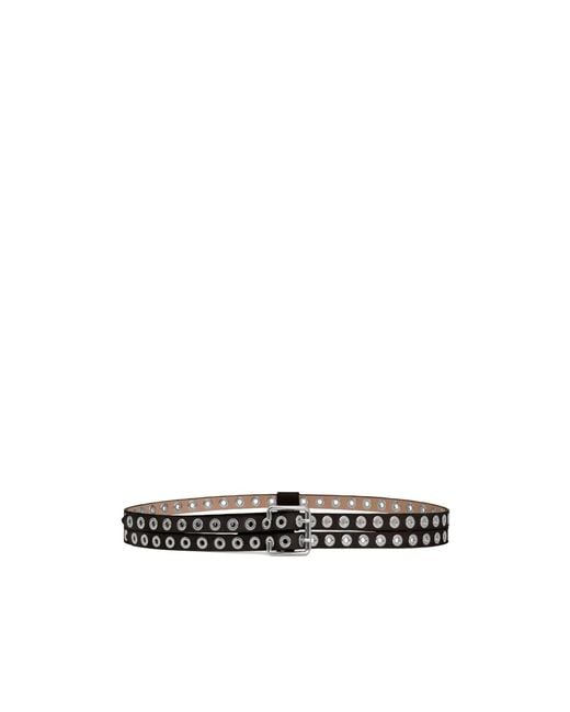 Alaïa White Alaïa Double Biker Belt